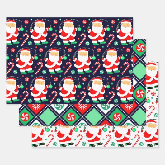 Kerstvissen Inpakpapier Vel (Set)