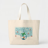 kerstvissenplat grote tote bag (Voorkant)
