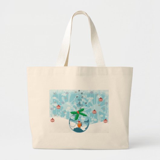 kerstvissenplat grote tote bag (Voorkant)