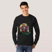 Kerstvisser Santa Claus T-shirt (Voorkant volledig)