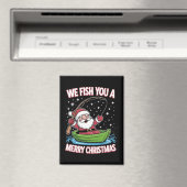 Kerstvisser Vist Grappige Koele Sinterklaas Magneet (Insitu (Vaatwasser))