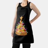 kerstvizza kerstlampjes schort (Insitu)