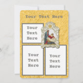  kerstvlakke Kaart van de Heilige Nachtelijkheid (Achterkant)