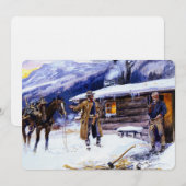 “Kerstvlees” door Charles M Russell Kaart (Voorkant / Achterkant)