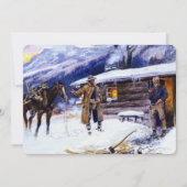 "kerstvlees" van Charles M Russell Kaart (Voorkant)