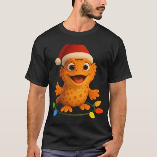 Kerstvlekkerige handvis t-shirt (Voorkant)