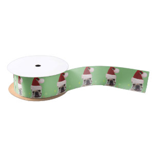 Kerstvliegende hond Satin Ribbon Satijnen Lint