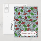 Kerstvliegers, briefkaart (Voorkant / Achterkant)