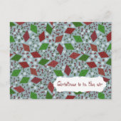 Kerstvliegers, briefkaart (Voorkant)