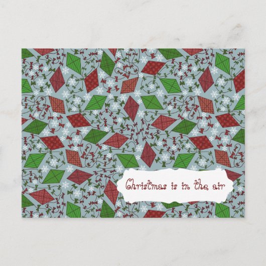 Kerstvliegers, briefkaart (Voorkant)