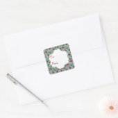 Kerstvliegers, cadeau sticker (Envelop)