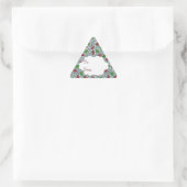 Kerstvliegers, cadeau sticker (Tas)