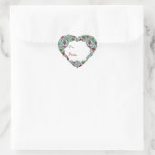 Kerstvliegers, cadeau sticker (Tas)