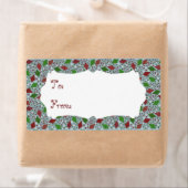 Kerstvliegers, cadeaubonnen etiket (Insitu)