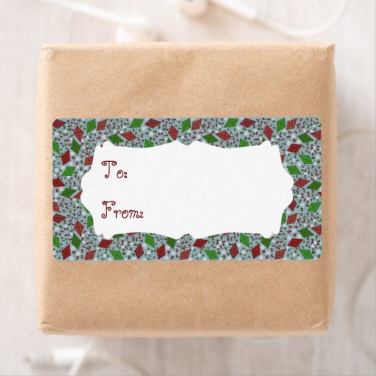 Kerstvliegers, cadeaubonnen etiket (Insitu)