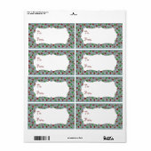 Kerstvliegers, cadeaubonnen etiket (Full Sheet)