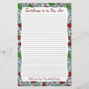 Kerstvliegers, gepersonaliseerd briefpapier