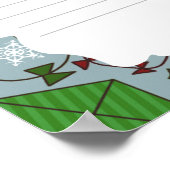 Kerstvliegers, kerstmuurplanner poster (Hoek)