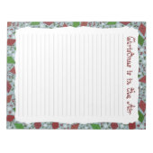 Kerstvliegers, notitieblok (Voorkant)