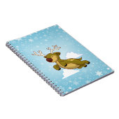 kerstvliegrenrenrenrenrendiertje notitieboek (Rechterzijde)