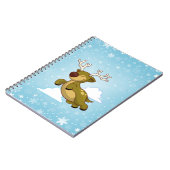 kerstvliegrenrenrenrenrendiertje notitieboek (Linkerzijde)