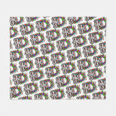 Kerstvliesdeken Fleece Deken (Voorkant (Horizontaal))
