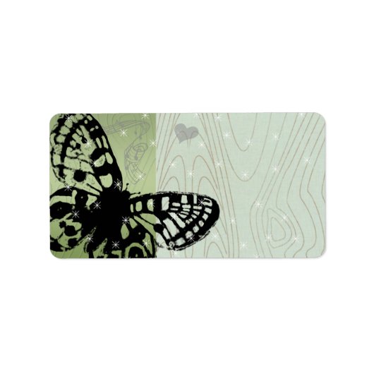 kerstvlinder retournering - Etiketten - (Voorkant)