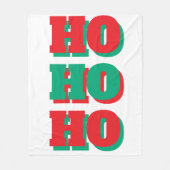 kerstvlinderbank fleece deken (Voorkant)