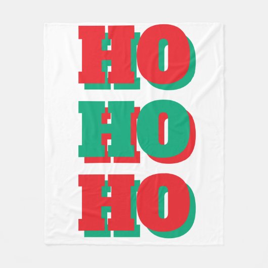 kerstvlinderbank fleece deken (Voorkant)