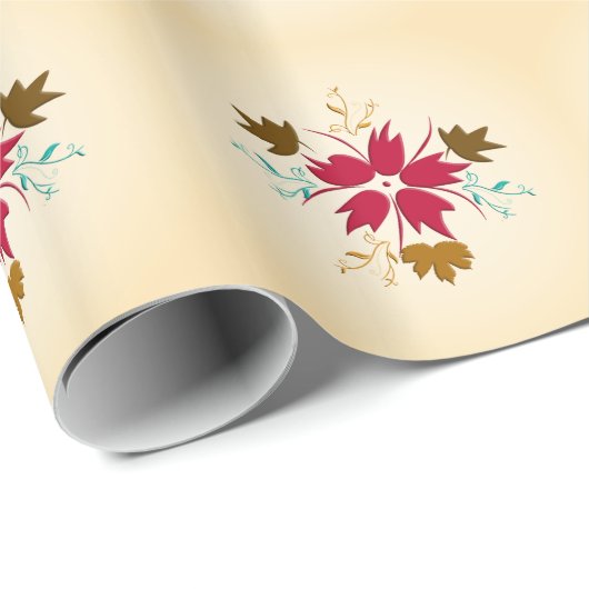 kerstvloerpasta's cadeaupapier (Rol Hoek)