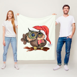 kerstvlooienwand met Baby met cadeautjes Fleece Deken