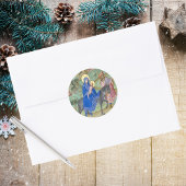 Kerstvlucht Heilige Familie naar middeleeuws Egypt Ronde Sticker