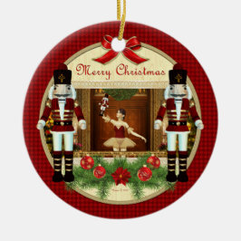 kerstvoedingskraker Ballerina Aangepast Ornament