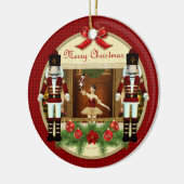kerstvoedingskraker Ballerina Aangepast Ornament (Links)