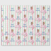 kerstvoedingskraker Ballerina Cadeaupapier (Vlak)