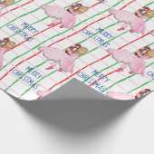 kerstvoedingskraker Ballerina Cadeaupapier (Hoek)