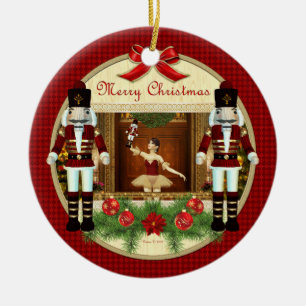 kerstvoedingskraker Ballerina Custom Ornament