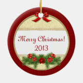 kerstvoedingskraker Ballerina Ornament (Achterkant)