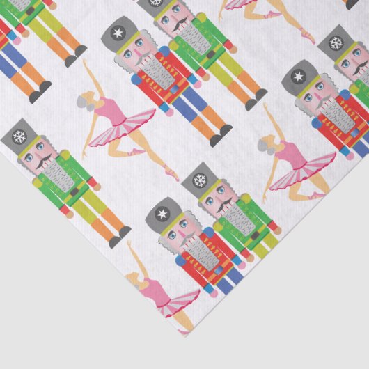 kerstvoedingskraker Ballet Dancer Tissuepapier (Detail)