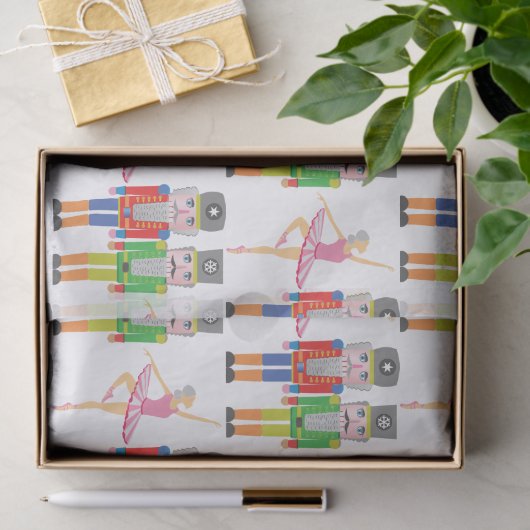kerstvoedingskraker Ballet Dancer Tissuepapier (Geschenk)