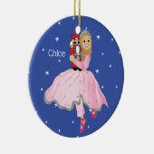 kerstvoedingskraker ballet Ornament personaliseren (Rechts)