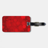 kerstvoedingskraker, blauw-LUGAGE-LABEL Bagagelabel (Achterkant horizontaal)