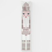 kerstvoedingskraker Flannel roze banner (Verticaal)