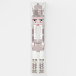 kerstvoedingskraker Flannel roze banner