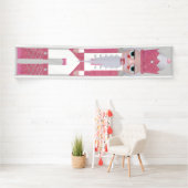 kerstvoedingskraker Glitter roze banner (Insitu)
