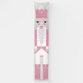 kerstvoedingskraker Glitter roze banner