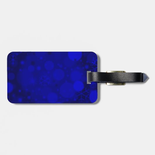 kerstvoedingskraker, LABEL van de rode-LUGAGE Bagagelabel (Achterkant horizontaal)