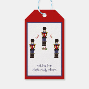 kerstvoedingskraker Speelgoed Soldaat Gift Labels Cadeaulabel