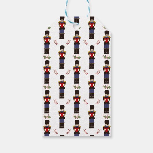 kerstvoedingskraker Speelgoed Soldaat Gift Labels Cadeaulabel (Achterkant)