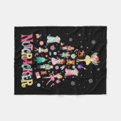 kerstvoedingskraker Squad Ballet Dance Matking F Fleece Deken (Voorkant (Horizontaal))